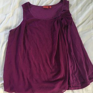 Elle Purple Sleeveless Top, Size 1X